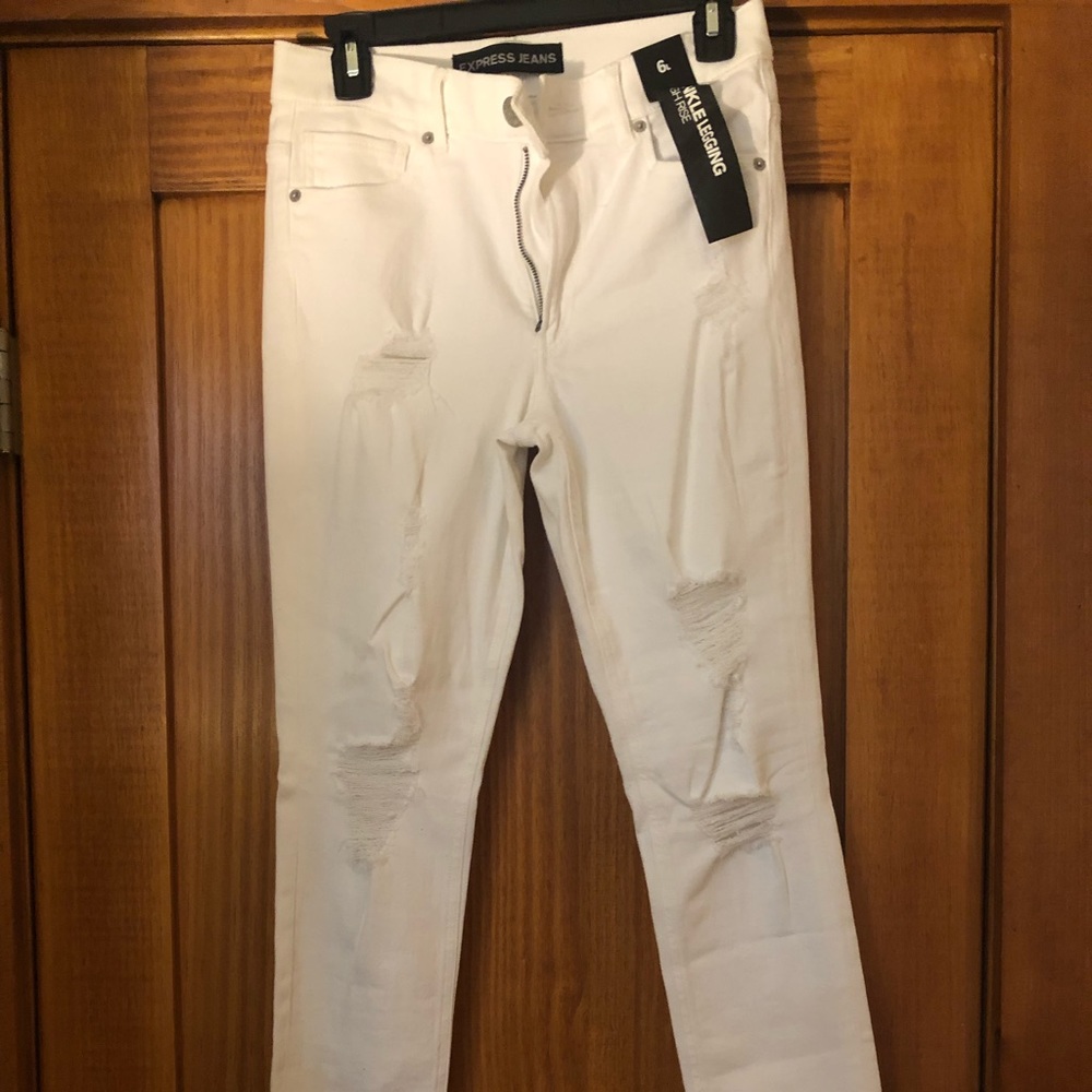 Express ripped jeans